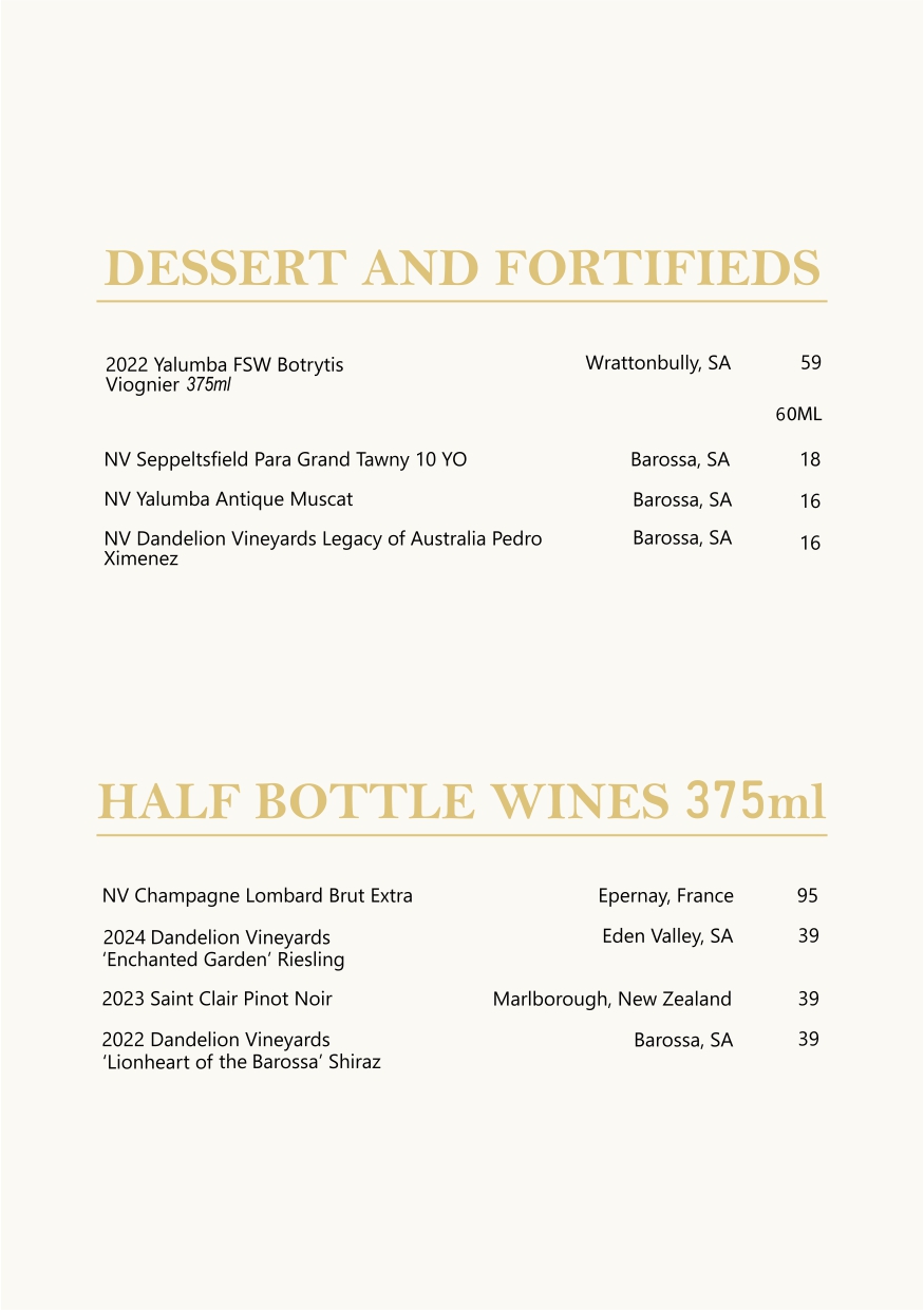 Food Menu