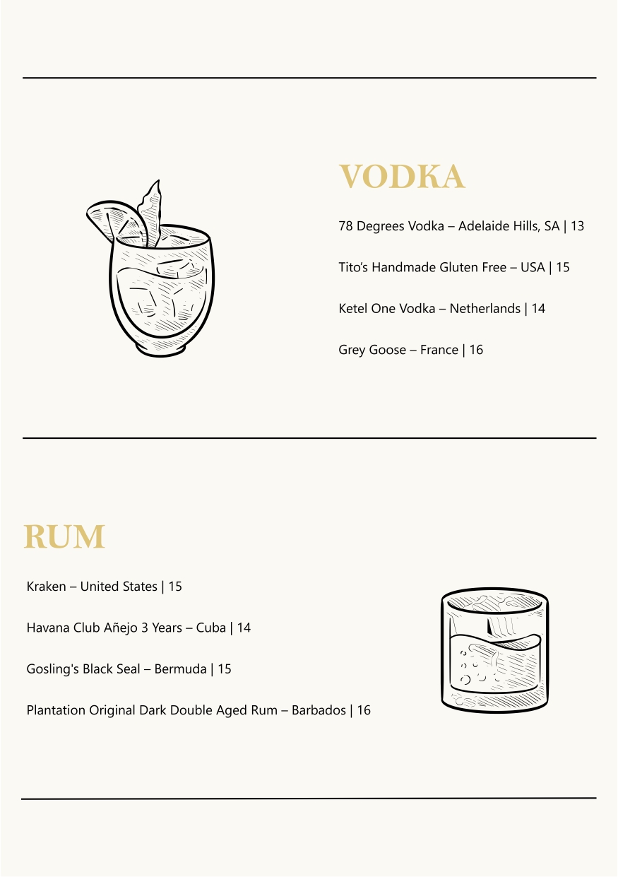 Food Menu