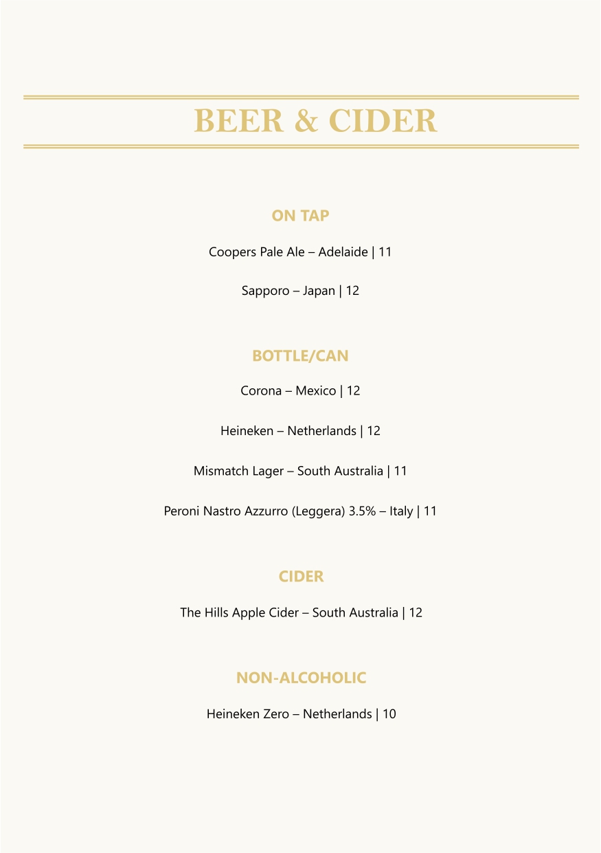 Food Menu
