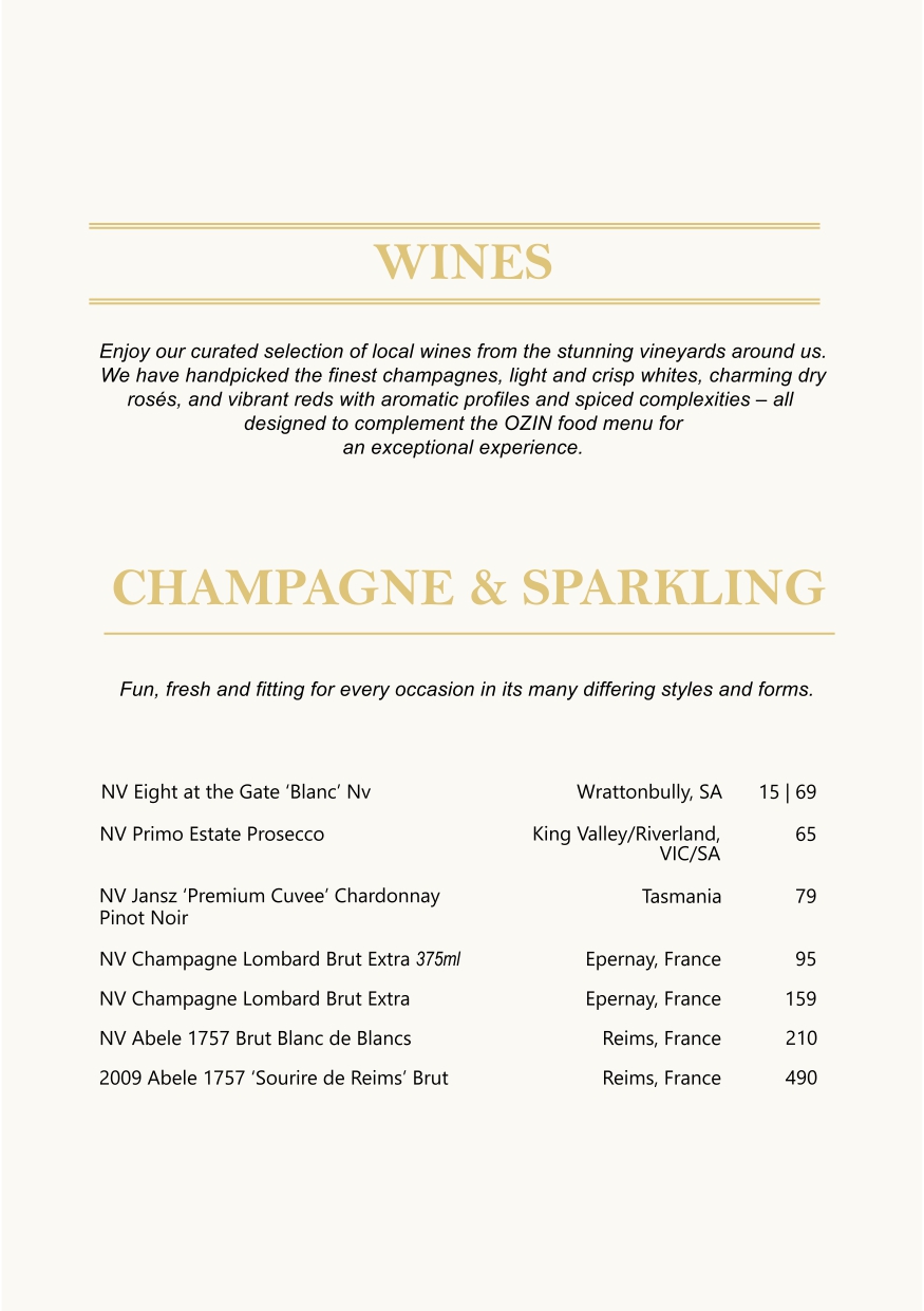 Food Menu