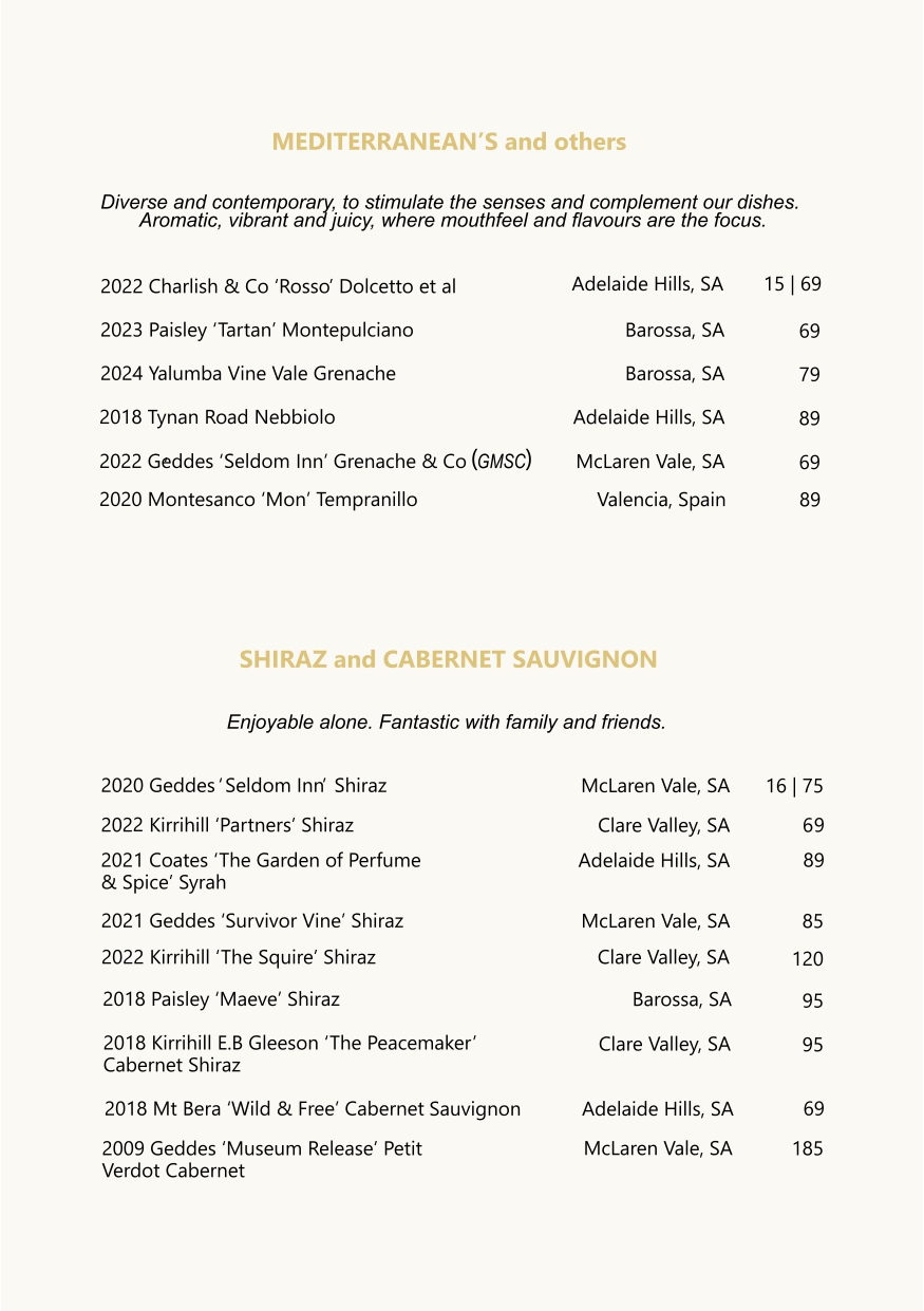 Food Menu