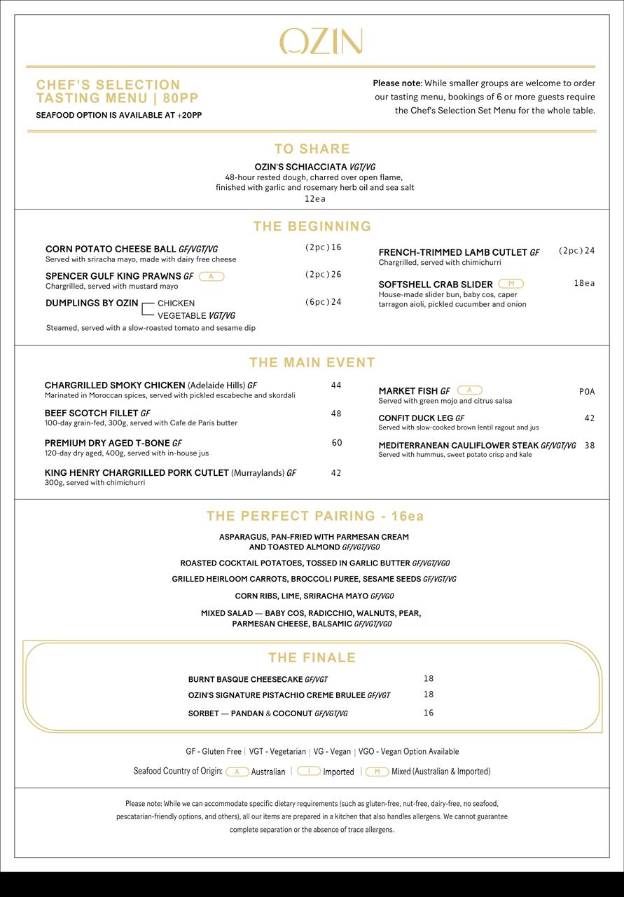 Food Menu